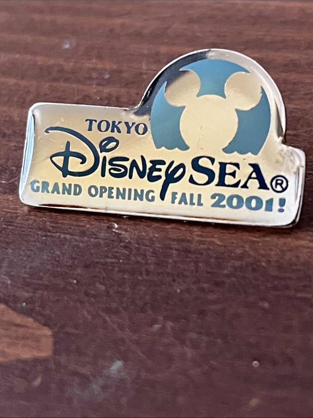 Disney Tokyo DisneySEA Fall 2001 Grand Opening Enamel Pin